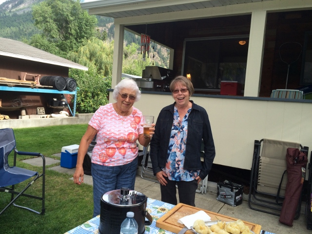 2016 July - Picnic - Marg and Eileen - 3